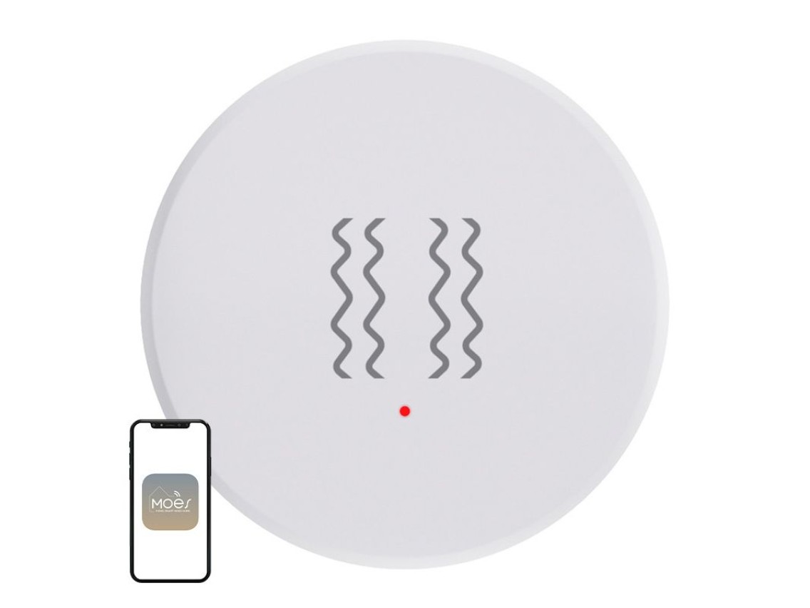 Sensor de vibración ZigBee MOES ZSS-S02-VBR-C