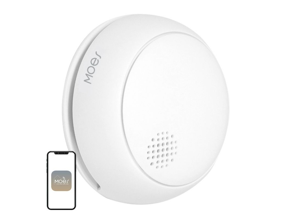Detector de fumaça MOES SSD01 ZigBee
