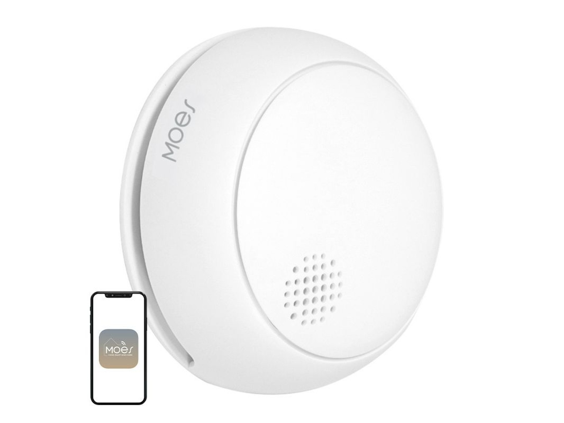 Detector de fumaça MOES SSD01 ZigBee