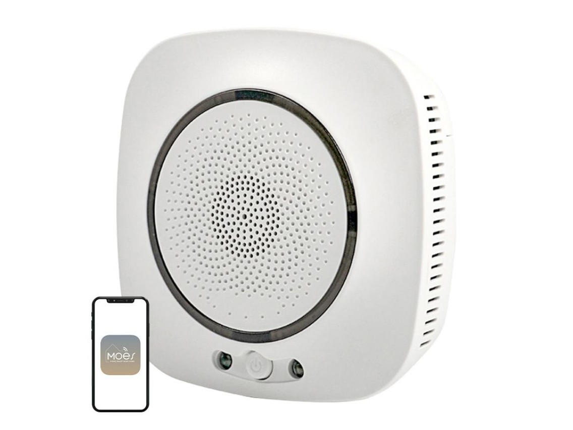 Detector de gas Wi-Fi MOES WSS-S-GL
