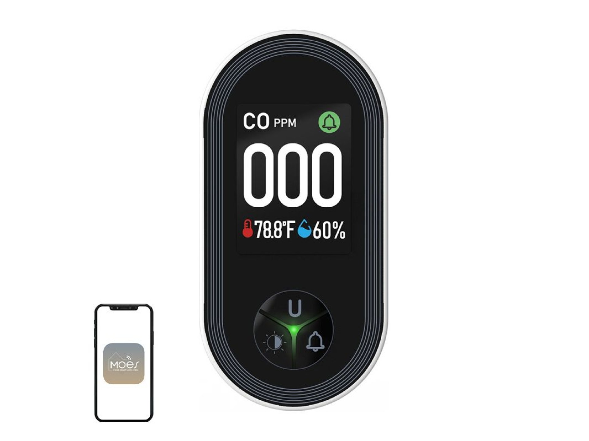 Detector de monóxido de carbono MOES S02-CO