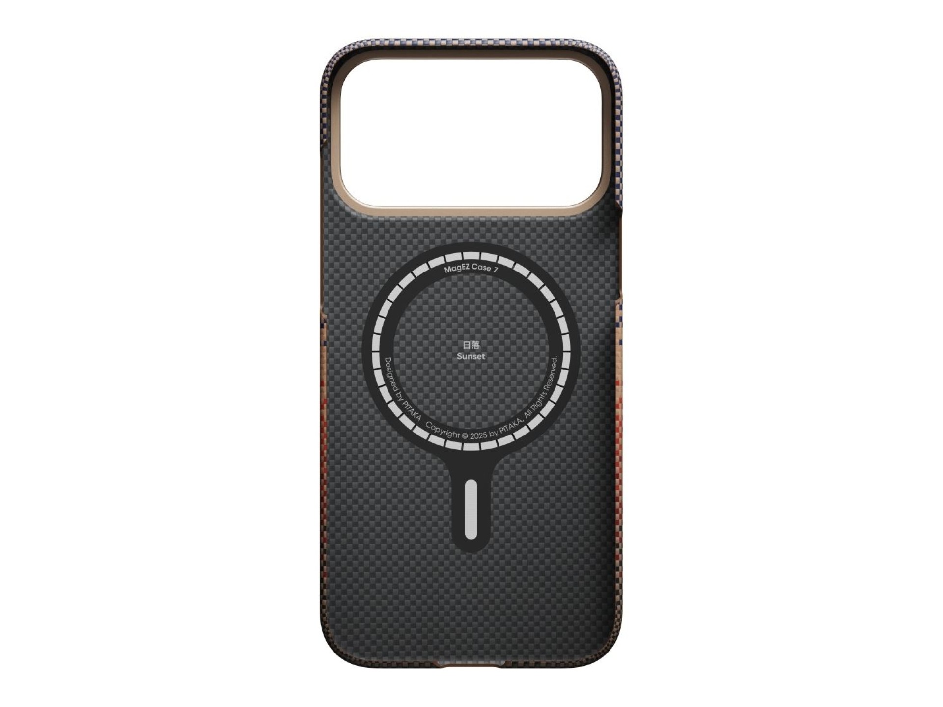 Capa PITAKA Ultra-Fina MagSafe para iPhone 17 Pro Max Sunset