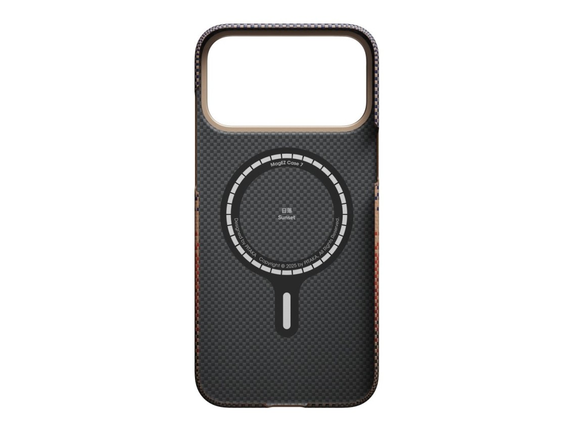 Capa PITAKA Ultra-Fina MagSafe para iPhone 17 Pro Max Sunset