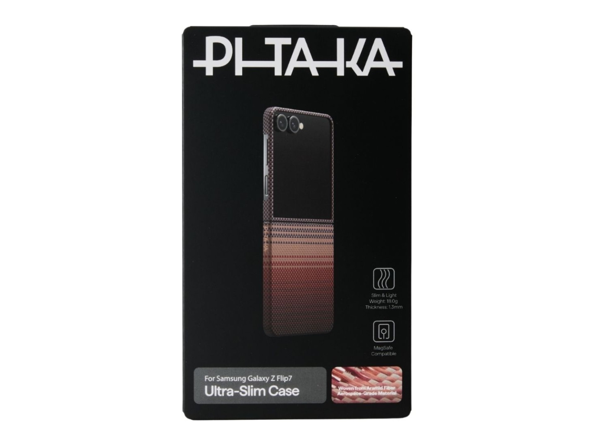 Case PITAKA Ultra-Slim MagSafe for Samsung Galaxy Z Flip7 sunset