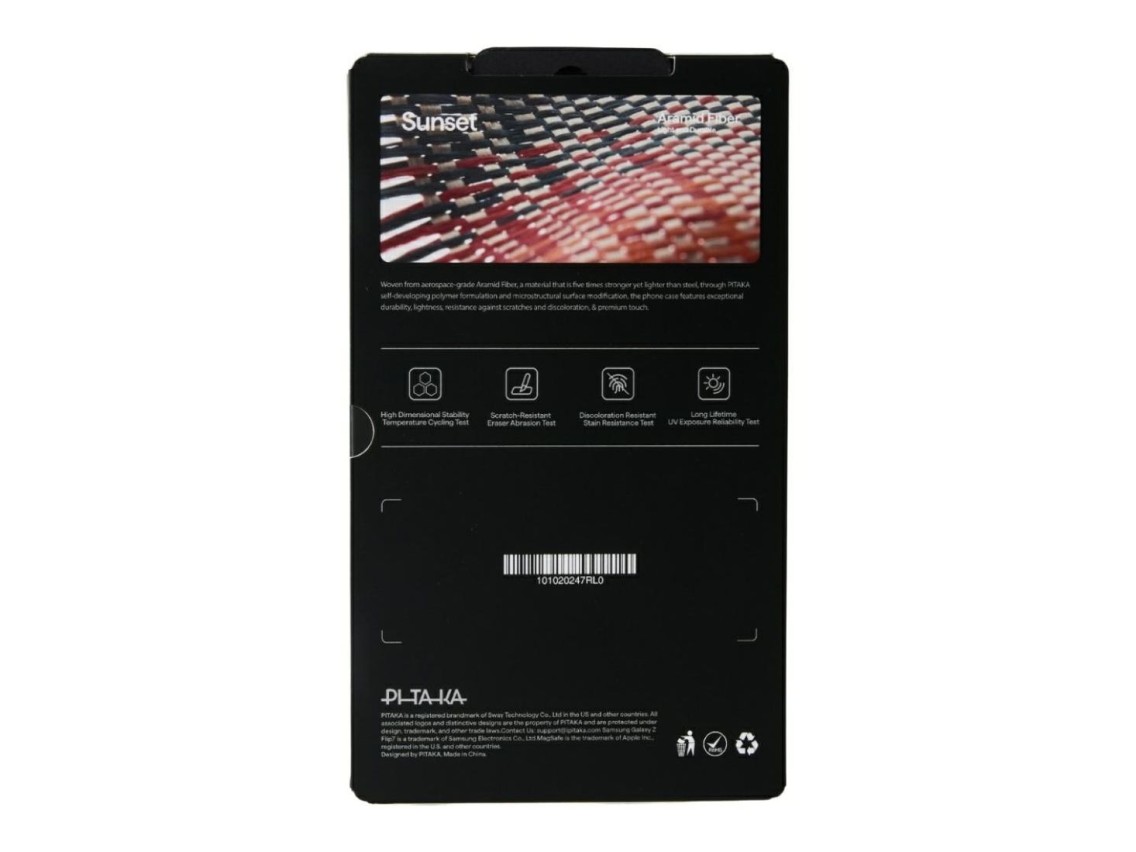 Case PITAKA Ultra-Slim MagSafe for Samsung Galaxy Z Flip7 sunset