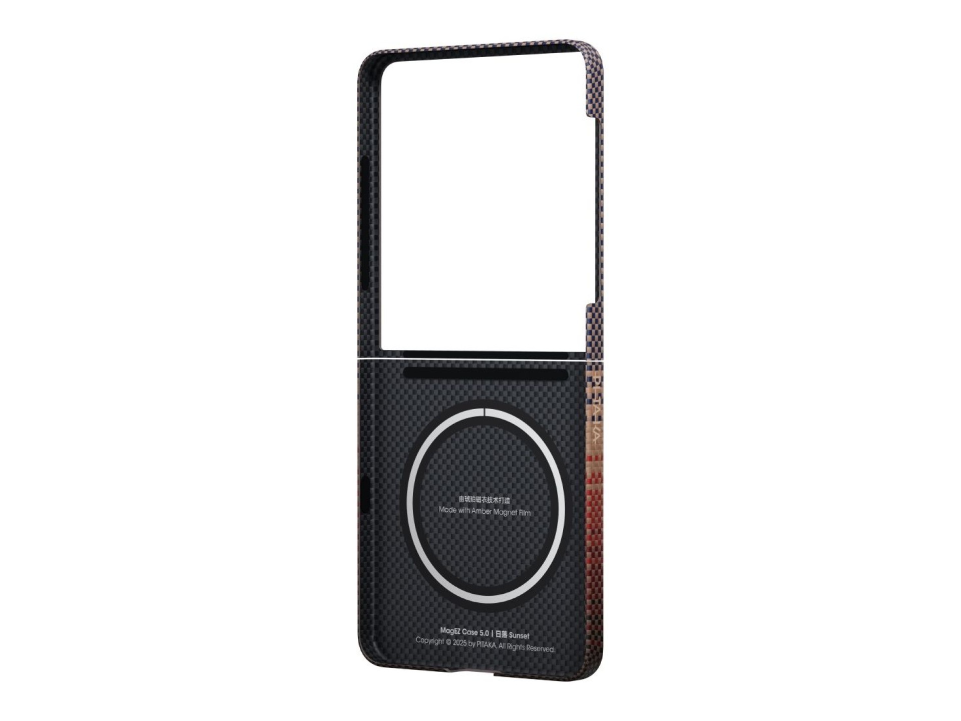 Case PITAKA Ultra-Slim MagSafe for Samsung Galaxy Z Flip7 sunset