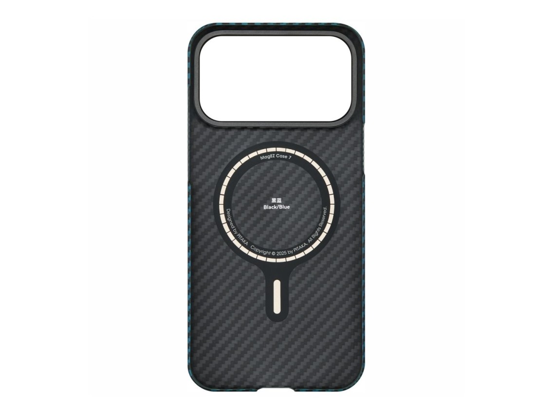 Case PITAKA Ultra-Slim MagSafe for iPhone 17 Pro black blue
