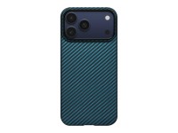 Capa PITAKA Ultra-Fina MagSafe para iPhone 17 Pro preta e azul Capa PITAKA Ultra-Fina MagSafe para iPhone 17 Pro preta e azul