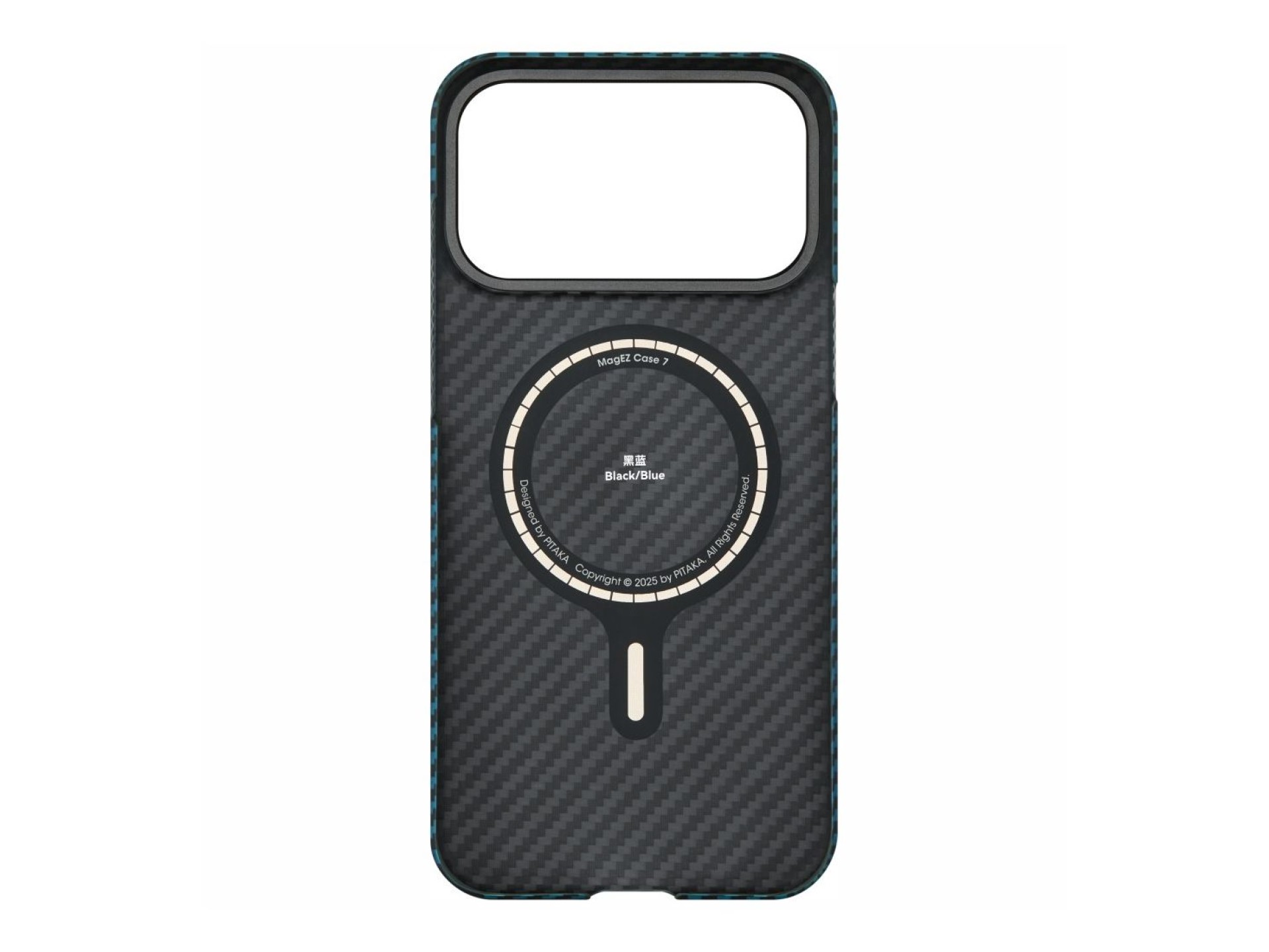 Case PITAKA Ultra-Slim MagSafe for iPhone 17 Pro black blue