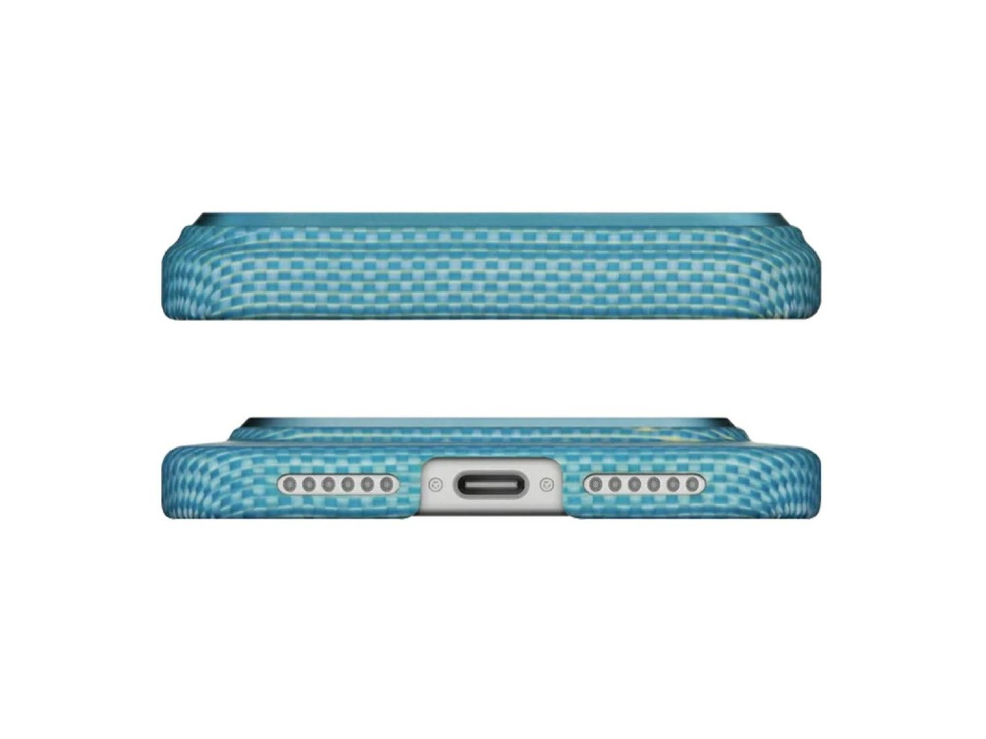 Funda PITAKA Ultra-Slim MagSafe para iPhone 17 Pro azul lúcido