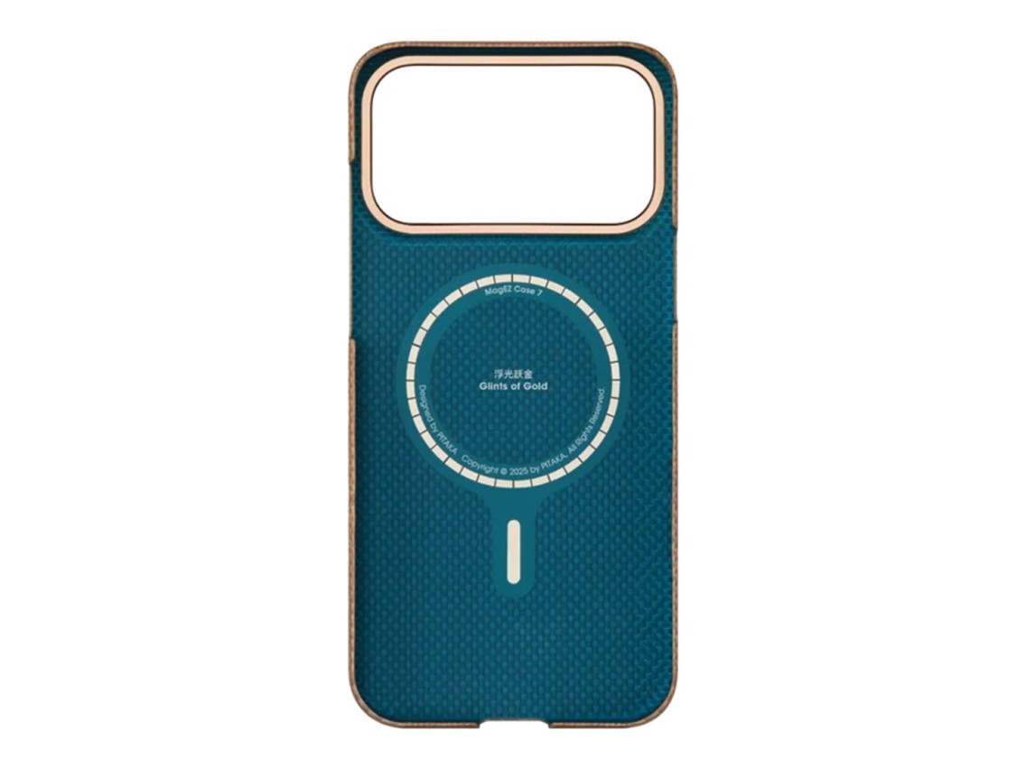 Case PITAKA Ultra-Slim MagSafe for iPhone 17 Pro golden glint