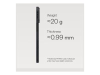 Capa PITAKA Ultra-Fina MagSafe para iPhone 17 preta e cinza