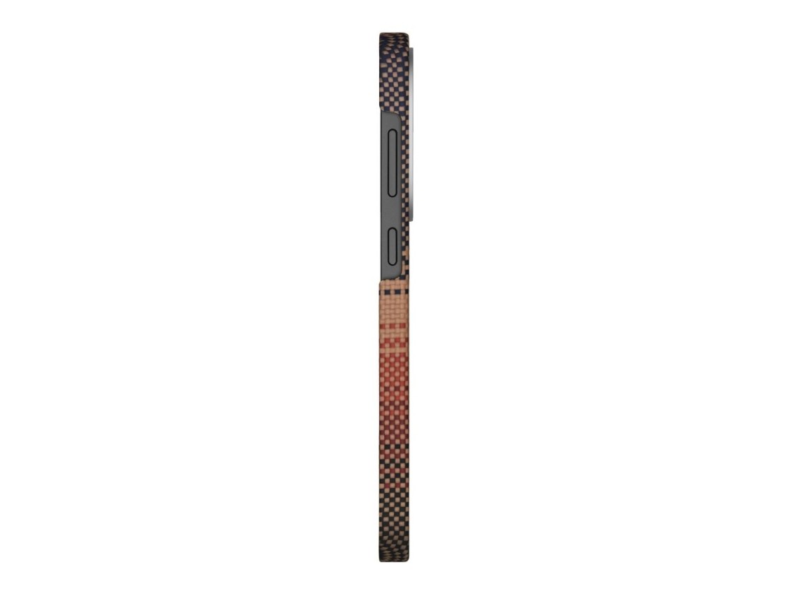 Capa PITAKA Moonrise Tactile Woven MagSafe para Samsung Galaxy S25 pôr do sol