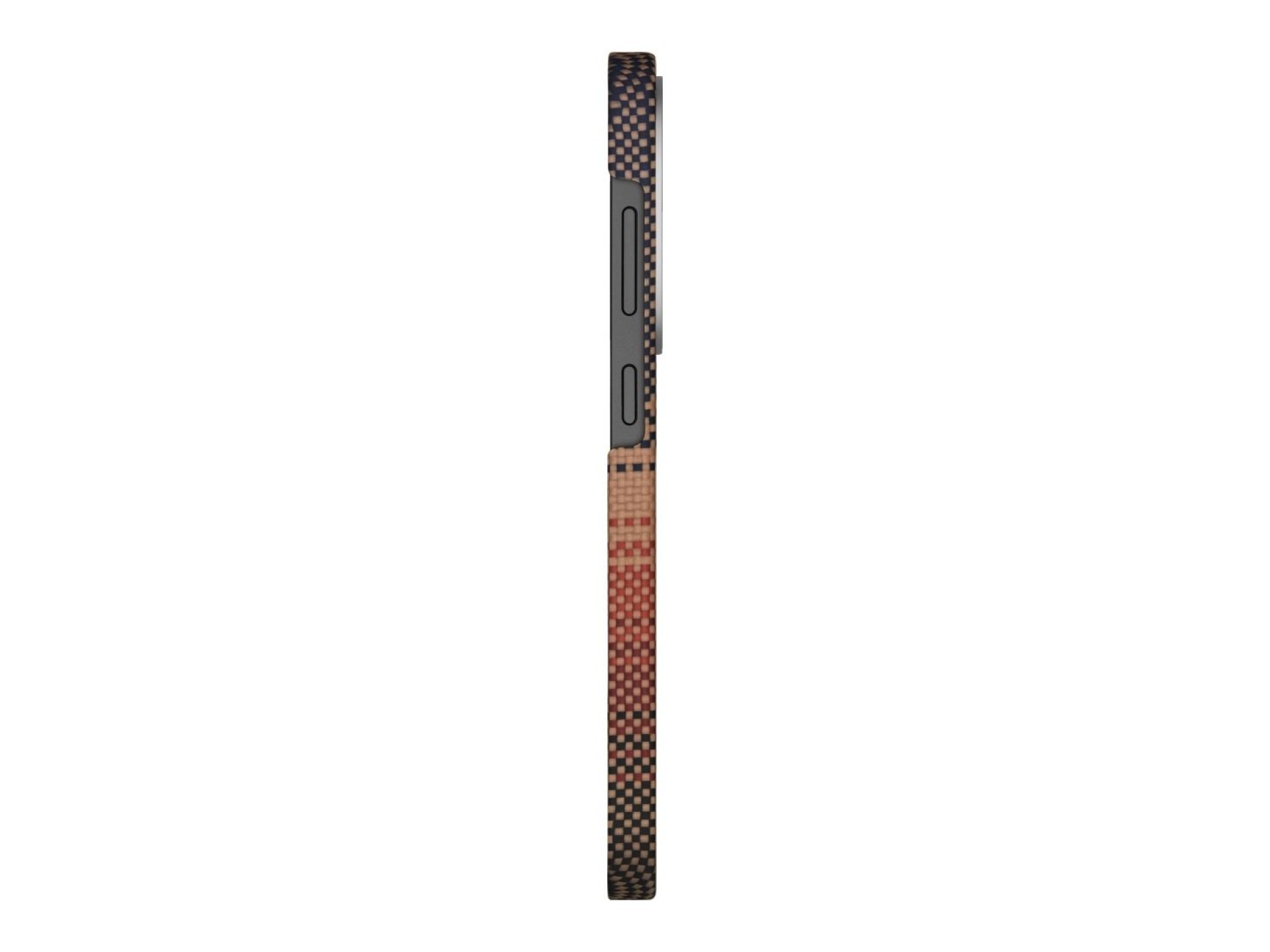Capa PITAKA Moonrise Tactile Woven MagSafe para Samsung Galaxy S25 pôr do sol