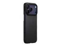 Funda PITAKA Ultra-Slim MagSafe para iPhone 17 Pro Max, color negro y gris.