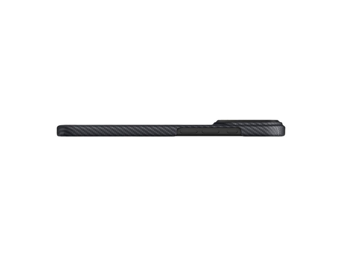 Funda PITAKA Ultra-Slim MagSafe para iPhone 17 Pro Max, color negro y gris.
