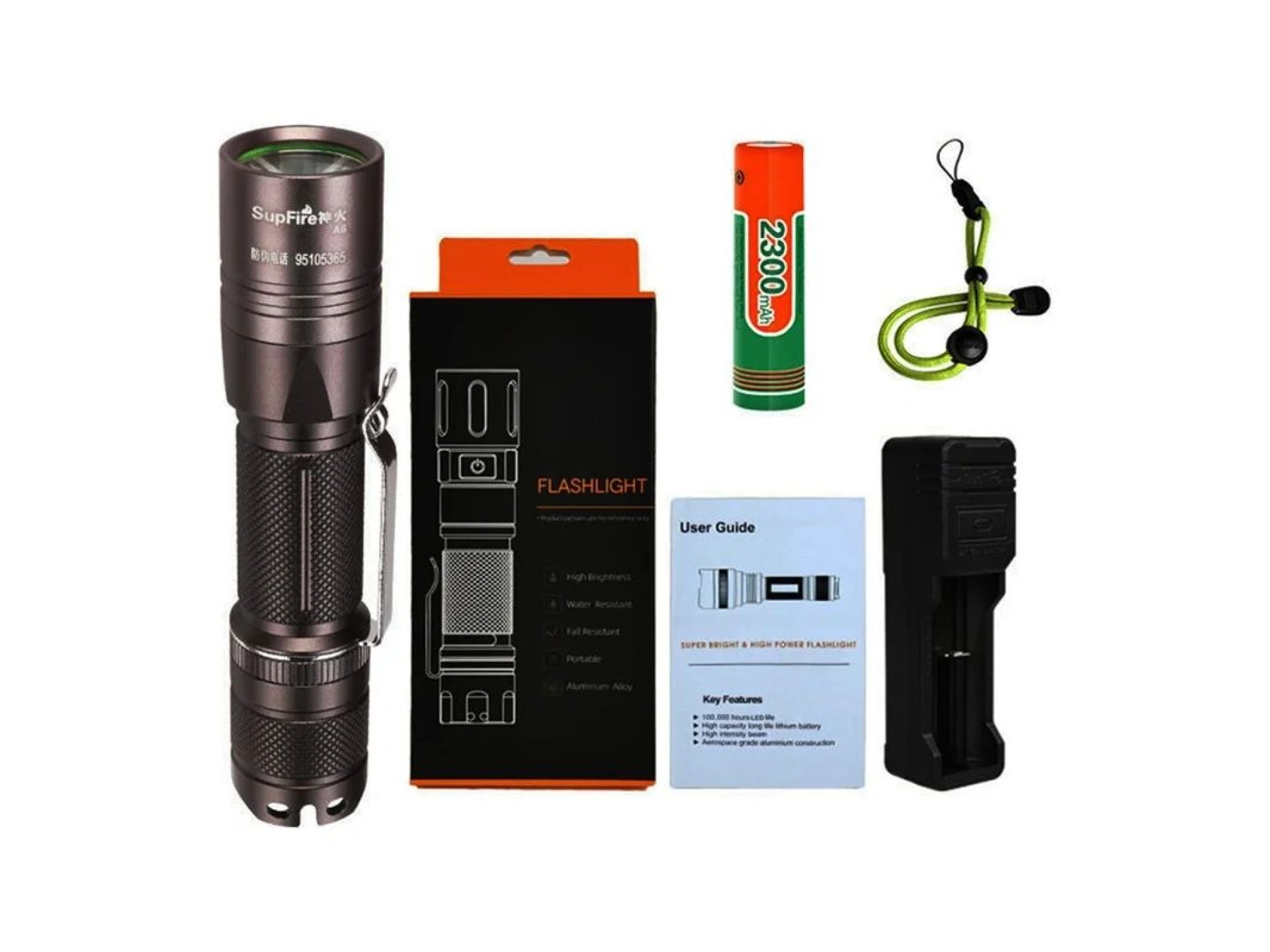 SUPERFIRE A6 Flashlight