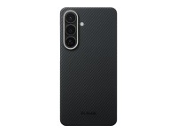 Capa PITAKA Edge Case MagSafe para Samsung Galaxy S26 preta e cinza