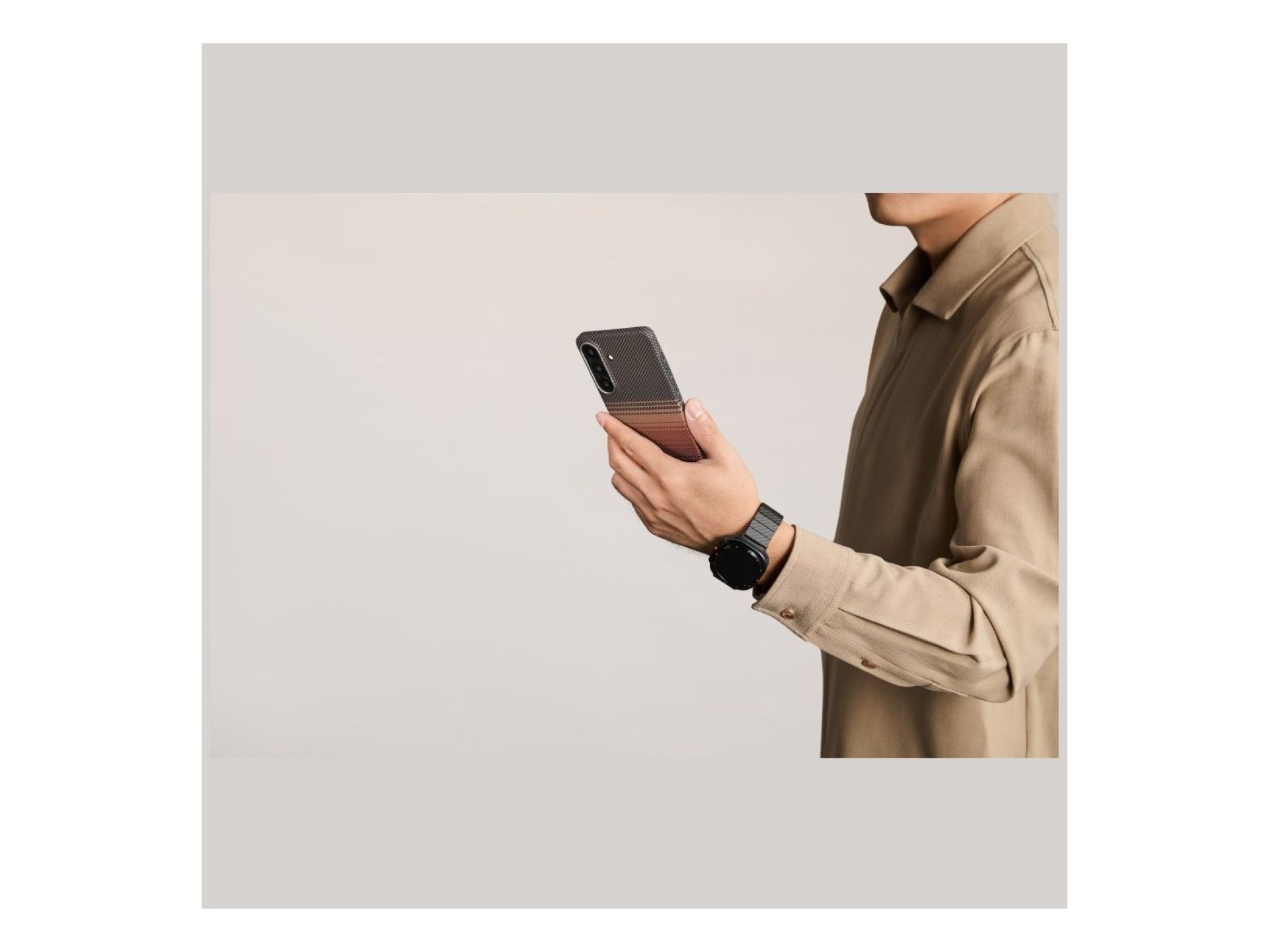 PITAKA Edge Case MagSafe case for Samsung Galaxy S26 sunset