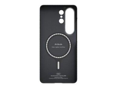 Capa PITAKA Edge MagSafe para Samsung Galaxy S26 Ultra, preta/cinza sarjada
