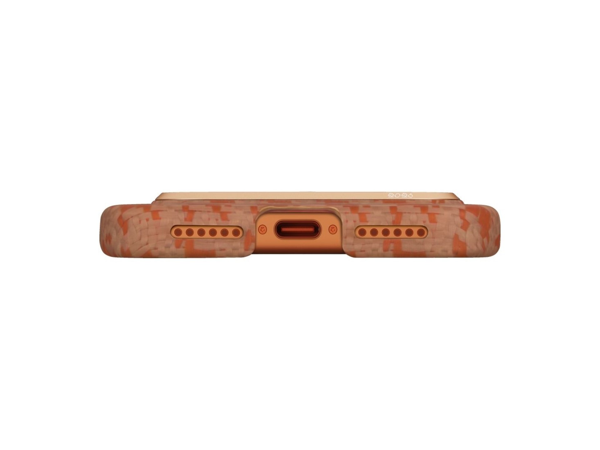 Case PITAKA Happiness Rides Edge Case MagSafe for iPhone 17 Pro amber