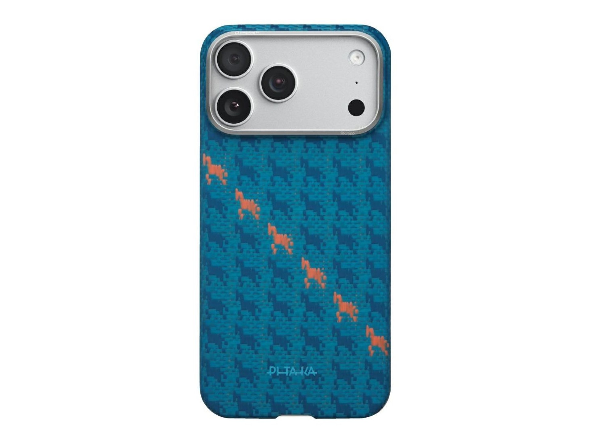Case PITAKA Happiness Rides Edge Case MagSafe for iPhone 17 Pro Max indigo