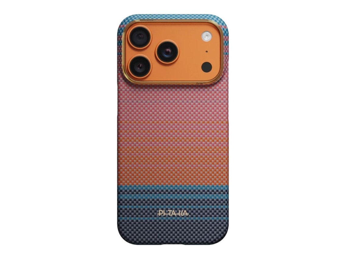Capa PITAKA Edge Case California Dream 04 para iPhone 17 Pro pôr do sol