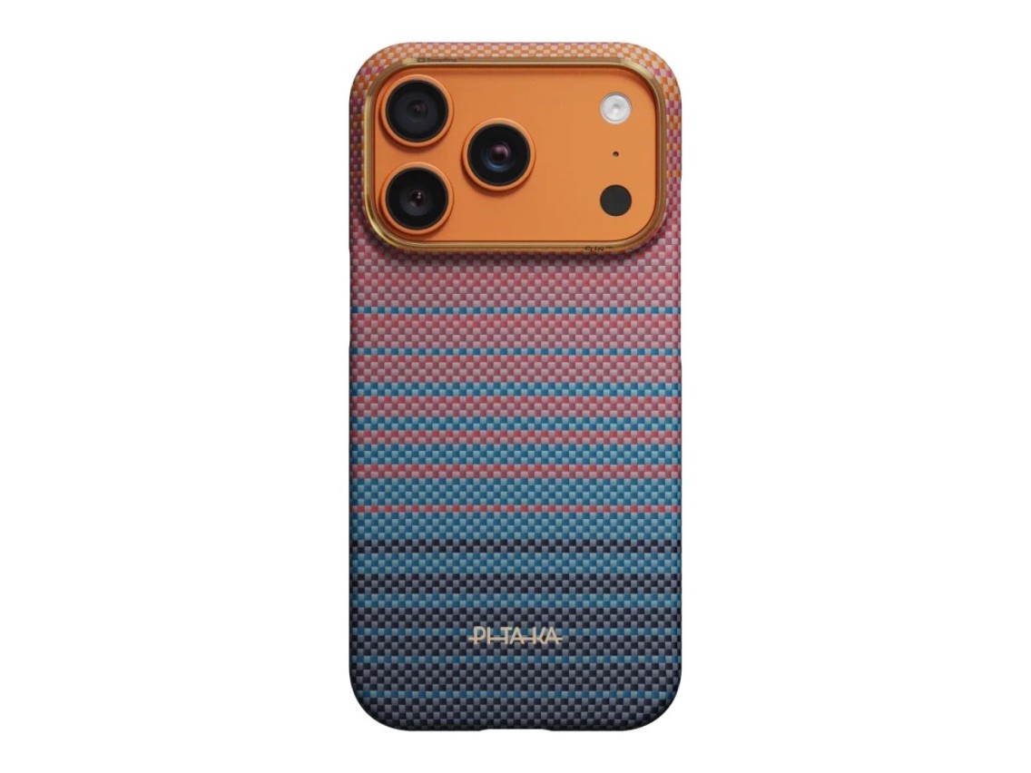 Capa PITAKA Edge Case California Dream 05 para iPhone 17 Pro pôr do sol