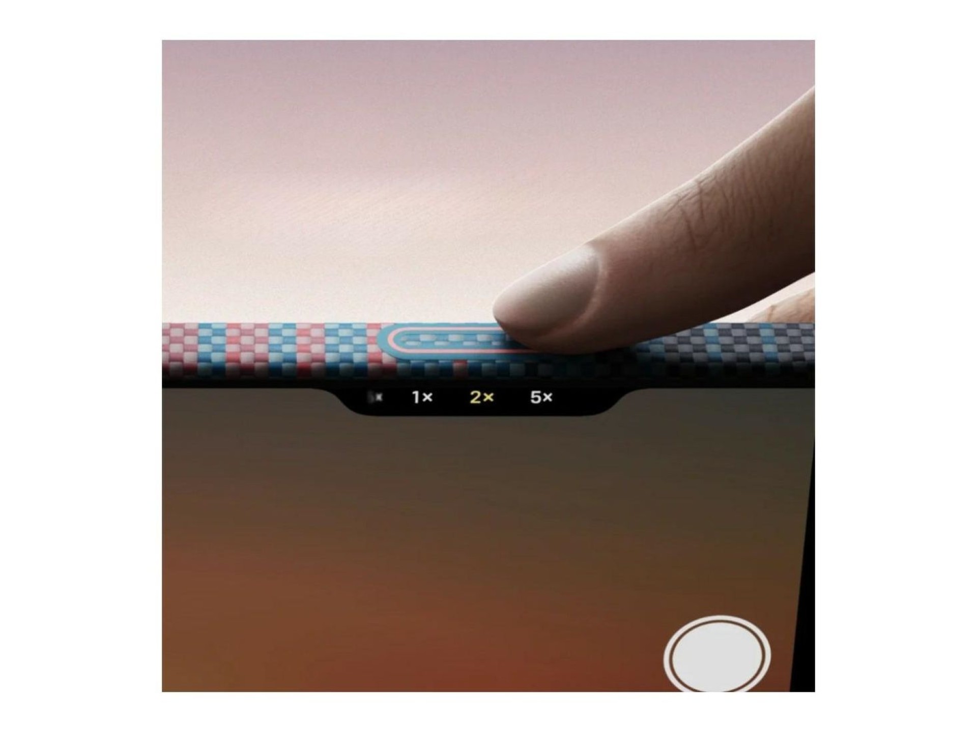 Capa PITAKA Edge Case California Dream 05 para iPhone Air pôr do sol