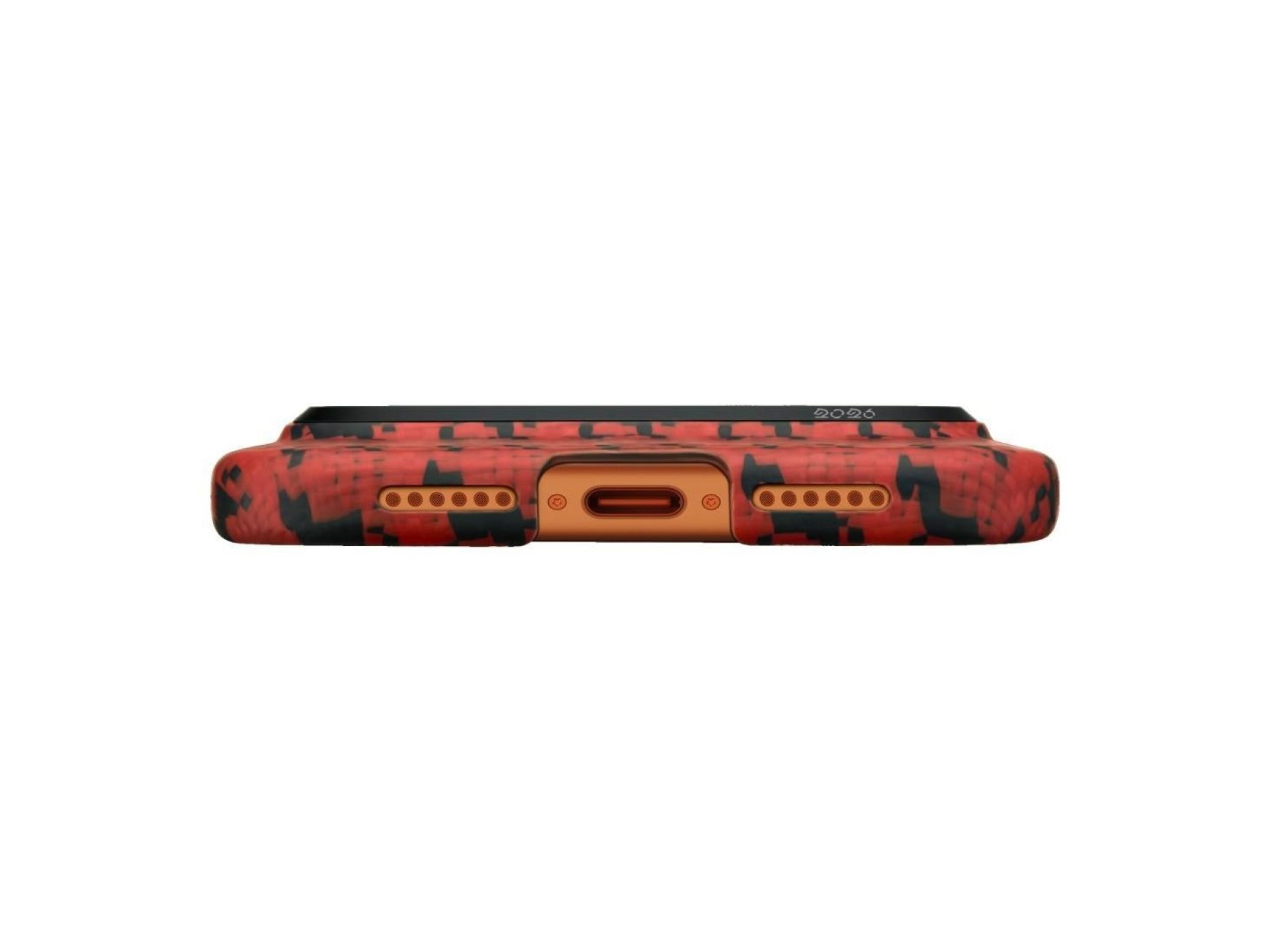 Case PITAKA Edge Case Happiness Rides In for iPhone 17 Pro cinnabar steed
