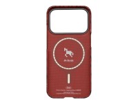 Case PITAKA Edge Case Happiness Rides In for iPhone 17 Pro cinnabar steed Case PITAKA Edge Case Happiness Rides In for iPhone 17 Pro cinnabar steed