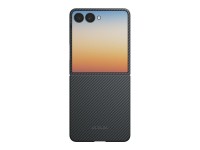 Funda PITAKA Edge para Samsung Galaxy Z Flip8, color negro-gris
