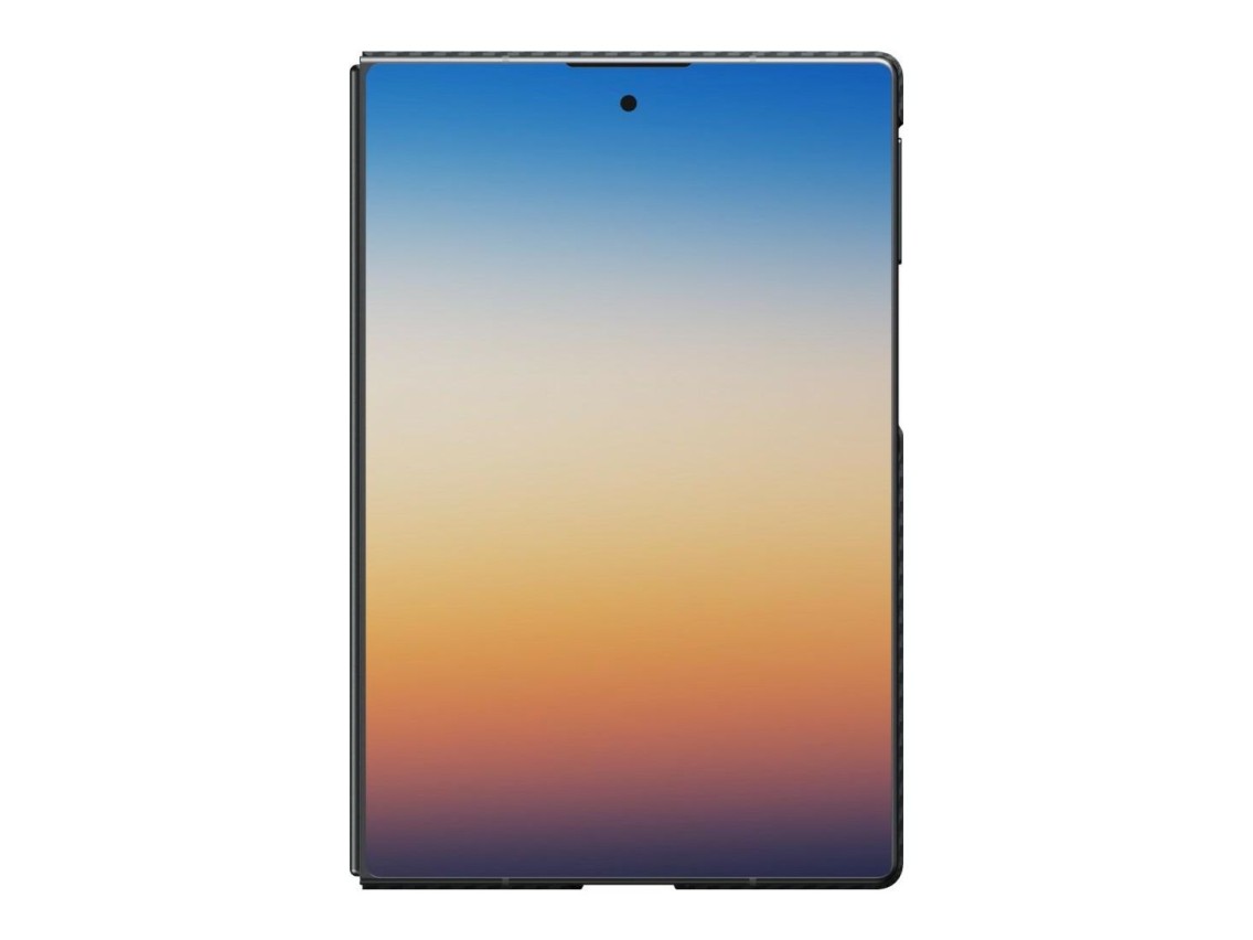 Capa PITAKA Edge para Samsung Galaxy Z Fold8 preta e cinza