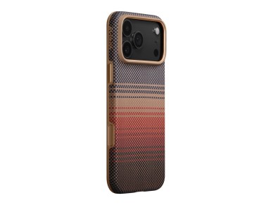 Funda PITAKA Aramid UltraGuard Moonrise MagSafe para iPhone 17 Pro Max puesta de sol