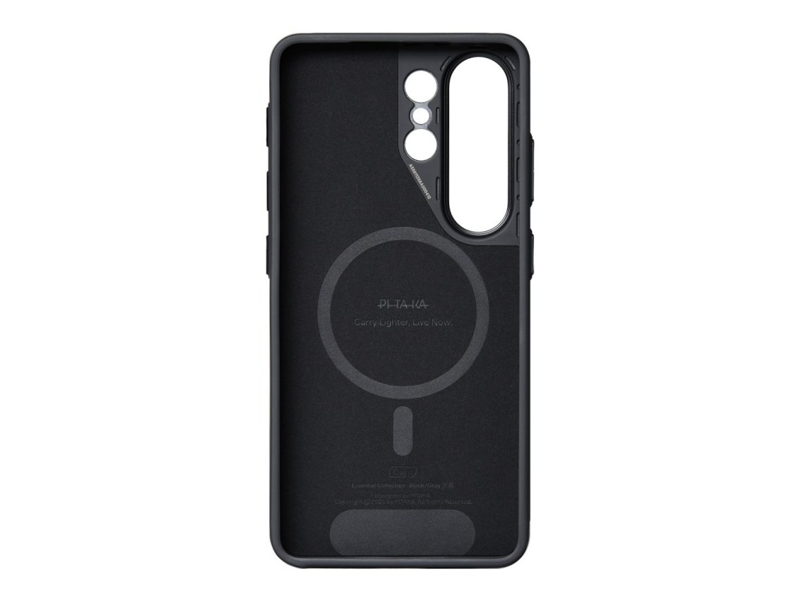 Funda PITAKA Cairn MagSafe para Samsung Galaxy S26 Ultra, color negro-gris