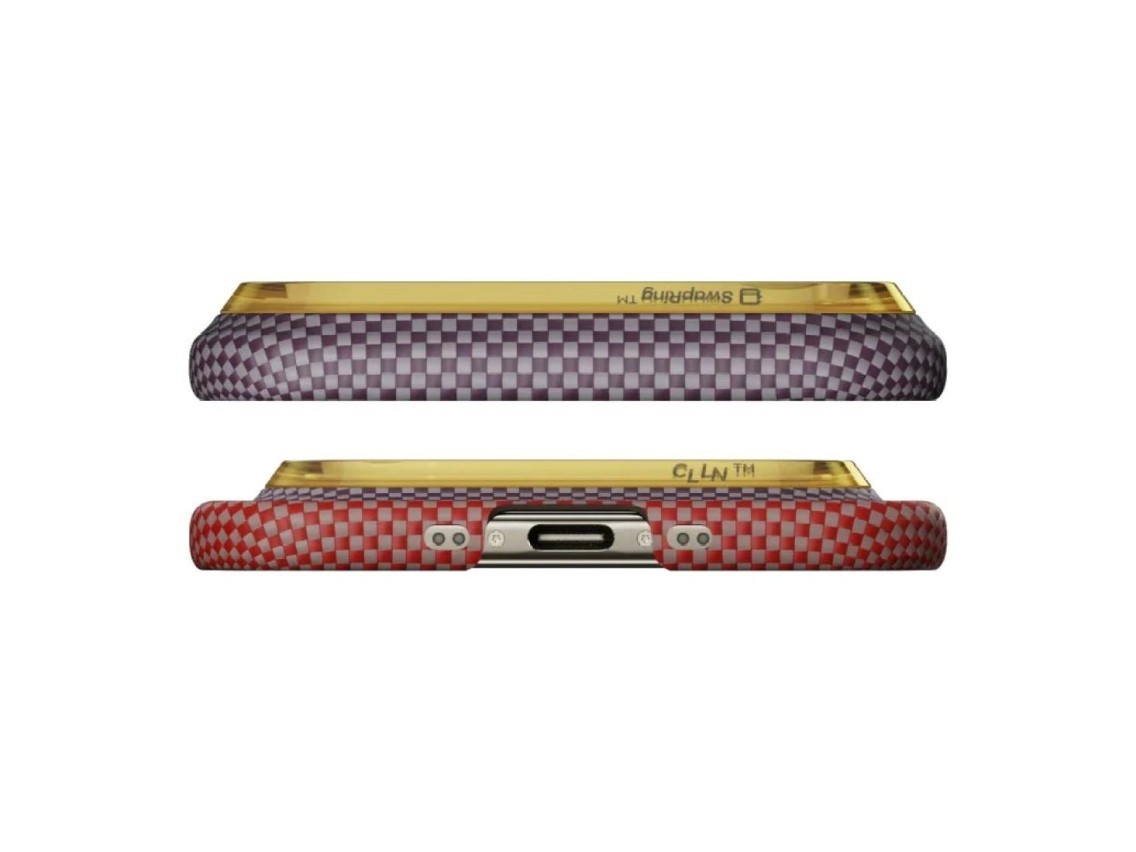 Capa PITAKA Edge Case California Dream 02 para iPhone Air pôr do sol