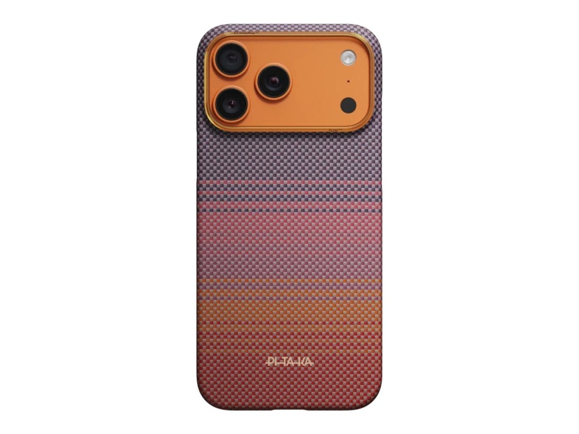 Capa PITAKA Edge Case California Dream 02 para iPhone 17 Pro Max pôr do sol