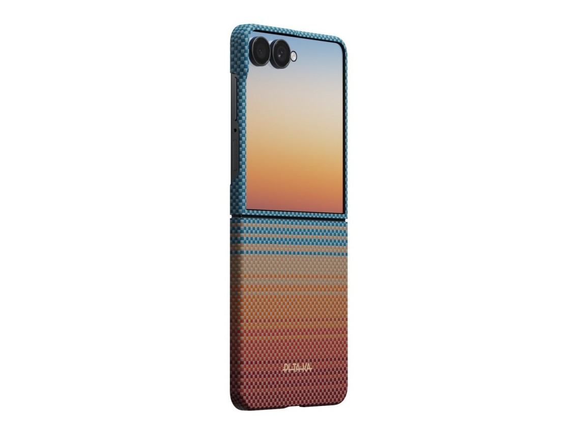 Case PITAKA California Dream 01 Edge Case for Samsung Galaxy Z Flip8 sunset