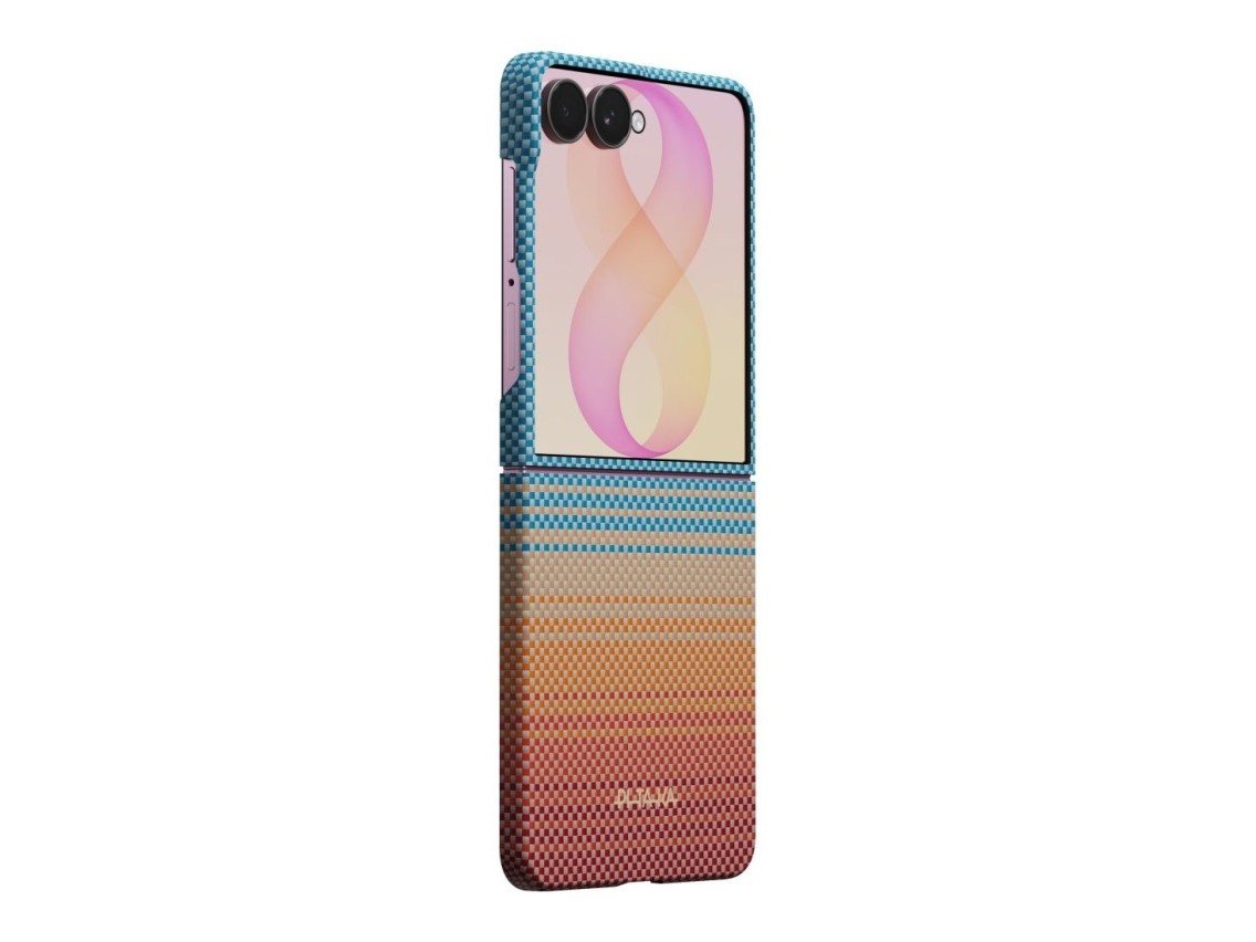 Capa PITAKA California Dream 01 Edge para Samsung Galaxy Z Flip8 p�r do sol