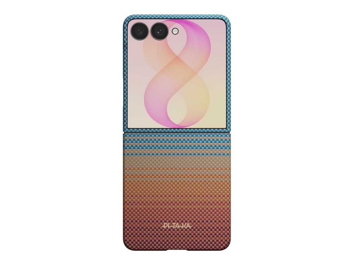 Case PITAKA California Dream 01 Edge Case for Samsung Galaxy Z Flip8 sunset