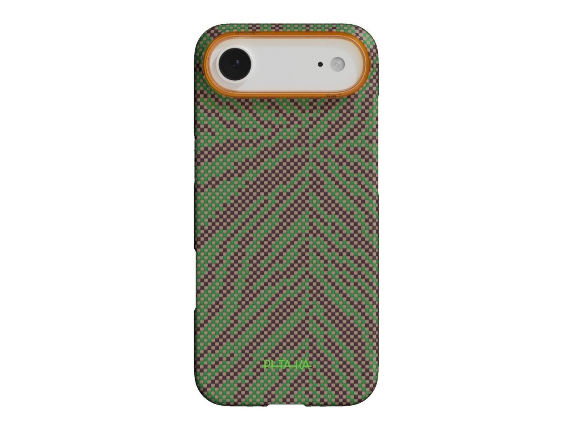 Capa PITAKA Edge Case Etui Breath of Veins para iPhone Air sprout surge