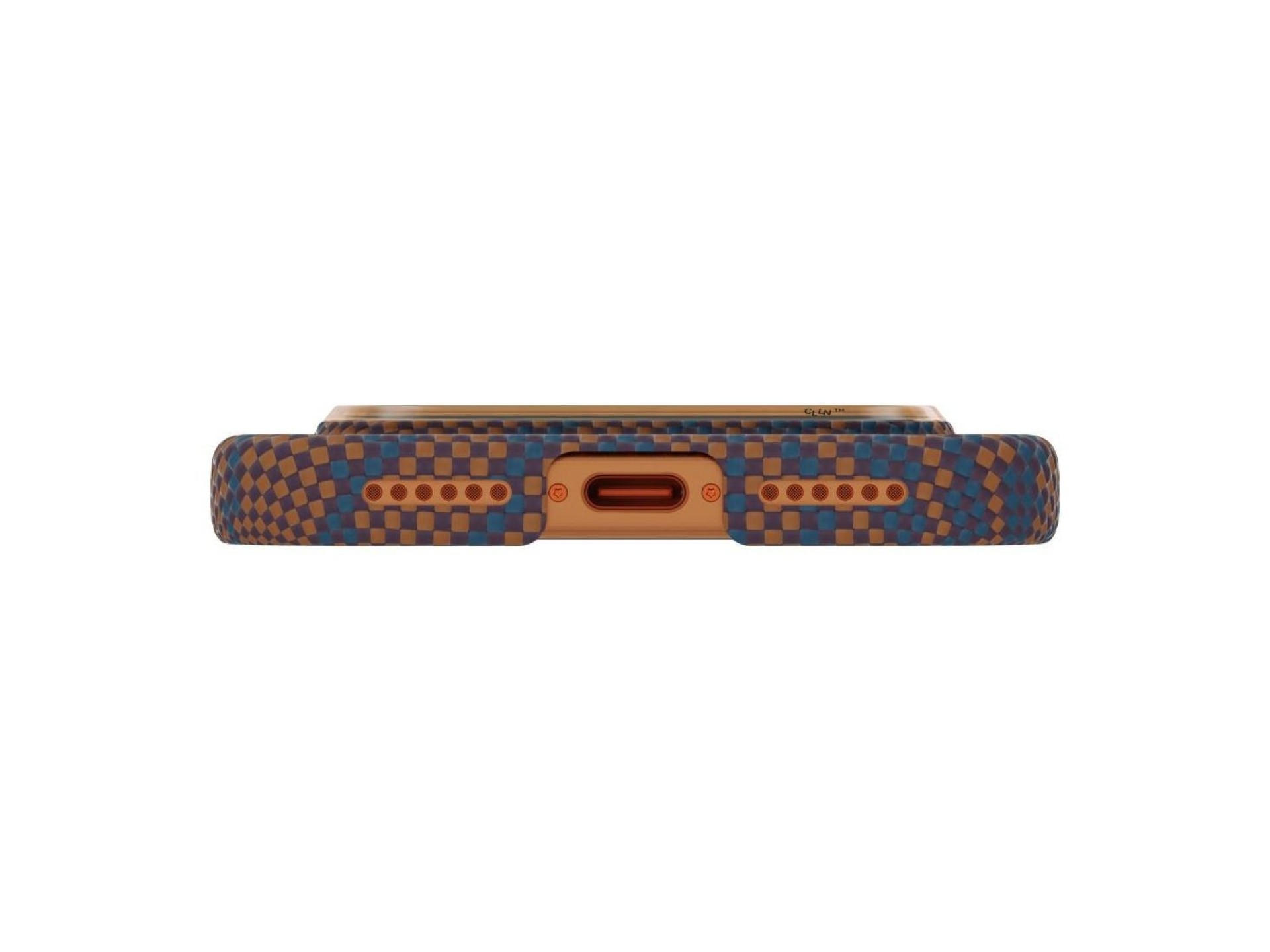 Case PITAKA Edge Case Etui Breath of Veins for iPhone 17 Pro burning orange