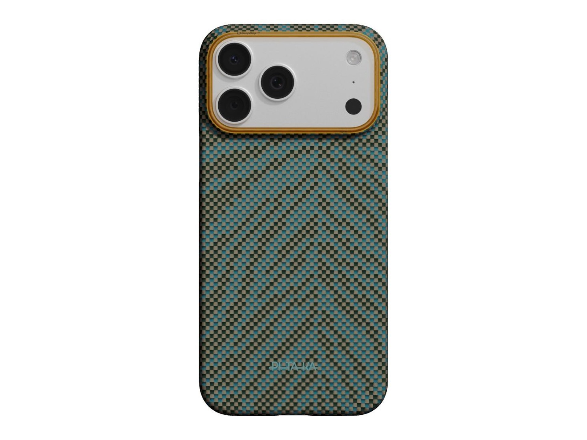 Case PITAKA Edge Case Etui Breath of Veins for iPhone 17 Pro dive green