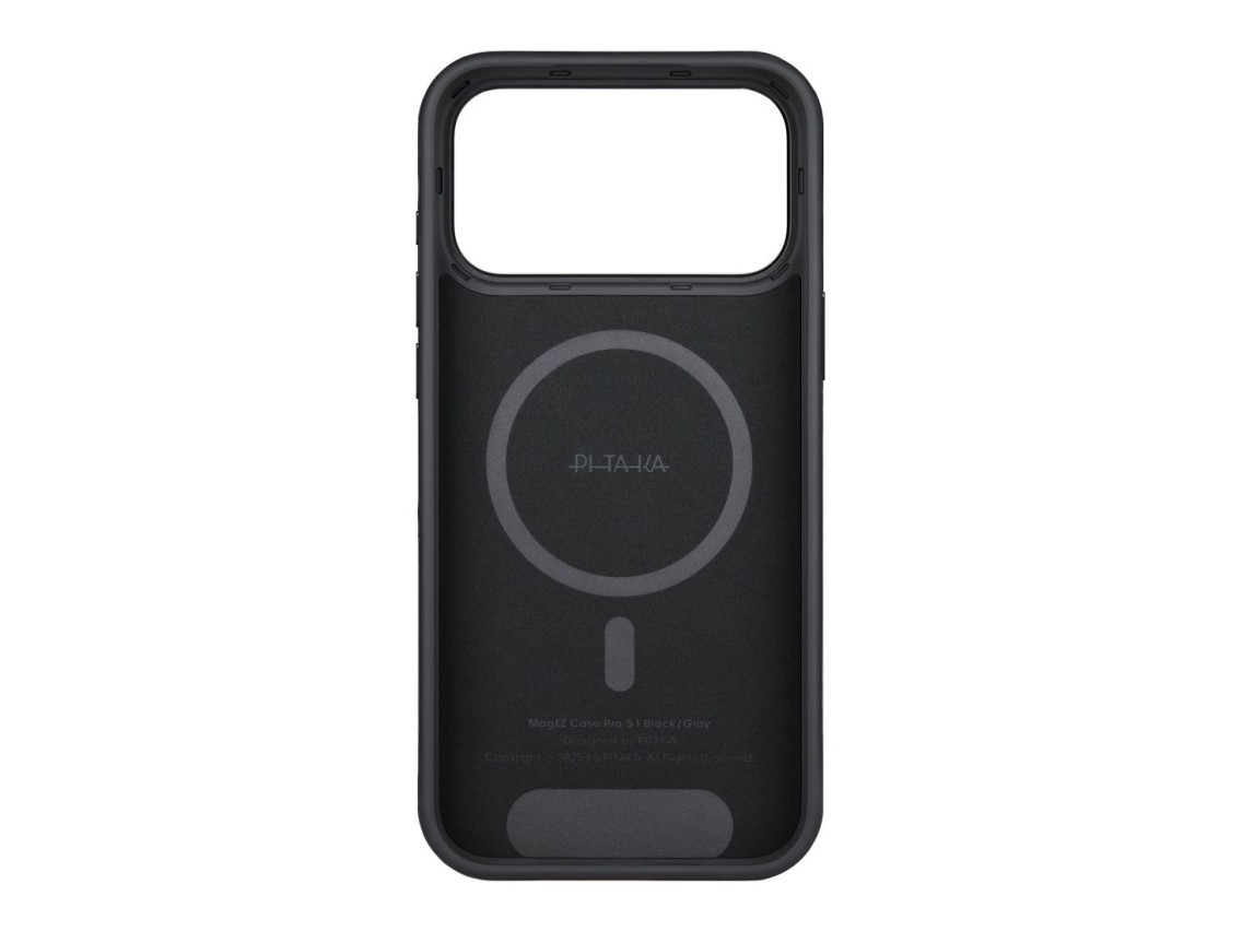 Funda PITAKA Aramid UltraGuard MagSafe para iPhone 17 Pro negra gris