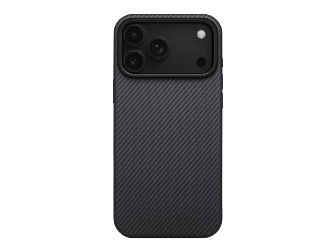 Funda PITAKA Aramid UltraGuard MagSafe para iPhone 17 Pro negra gris