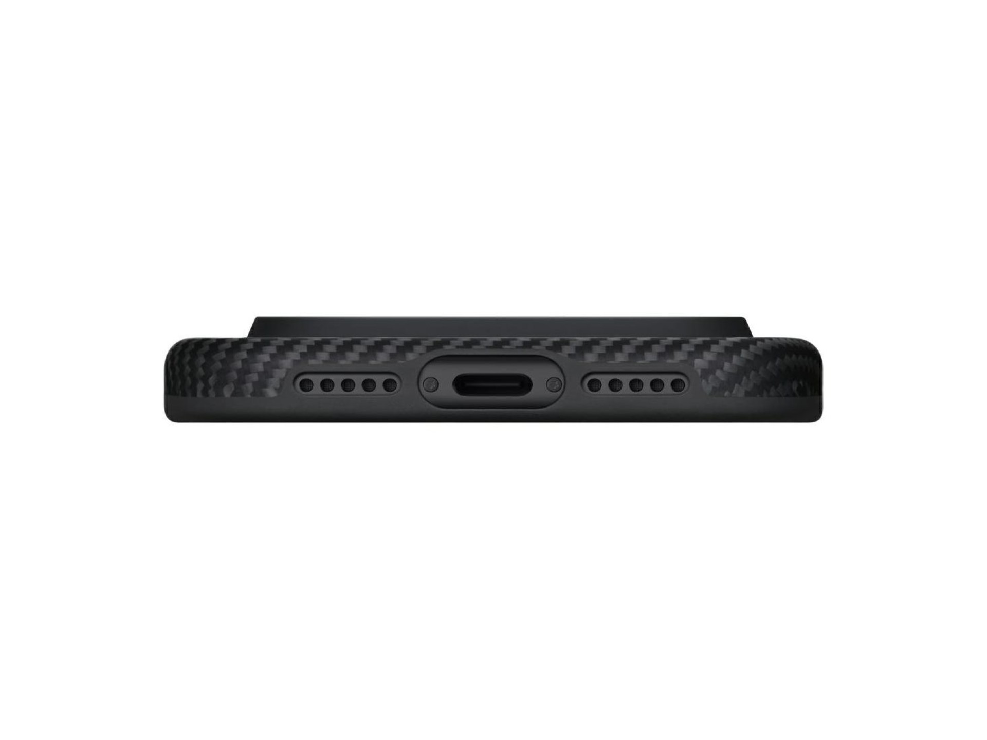 Capa PITAKA Aramid UltraGuard MagSafe para iPhone 17 Pro Max preta cinza