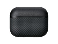 Case PITAKA Aramid Fiber for AirPods Pro  3 black-grey