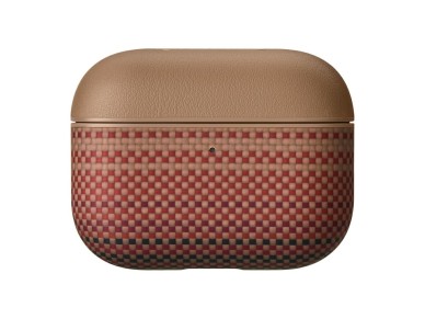 Capa PITAKA em fibra de aramida para AirPods Pro 3 Sunrise