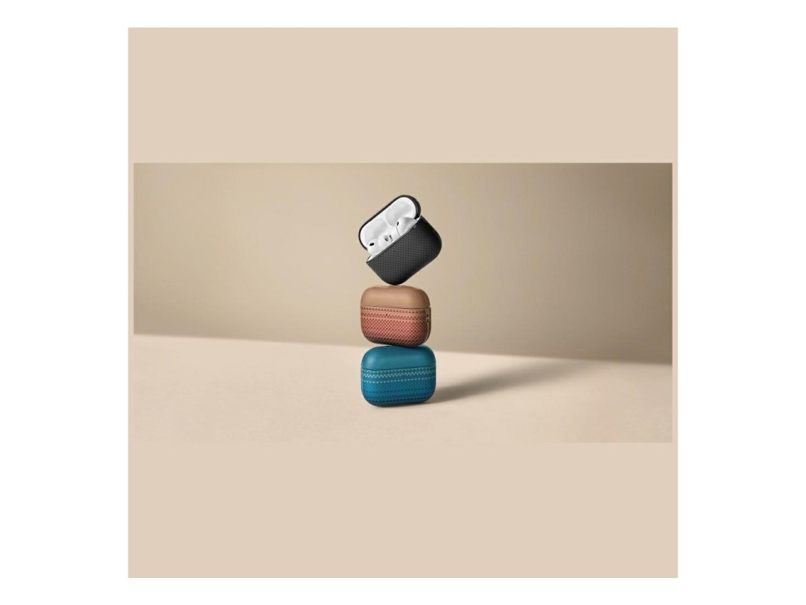 Capa PITAKA em fibra de aramida para AirPods Pro 3 moonrise