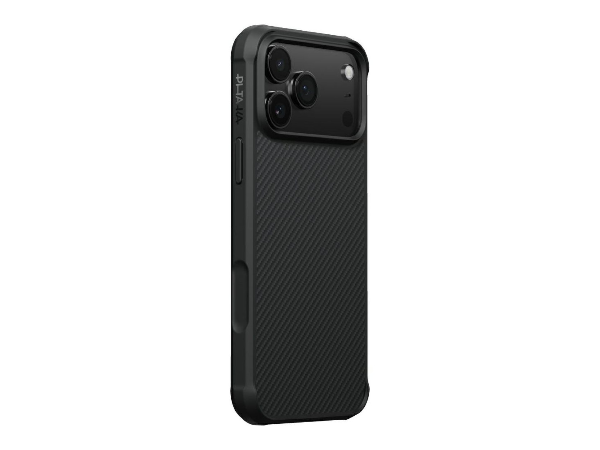 Capa PITAKA Aramid ProGuard para iPhone 17 Pro preta e cinza